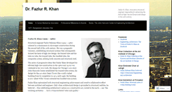 Desktop Screenshot of drfazlurrkhan.com